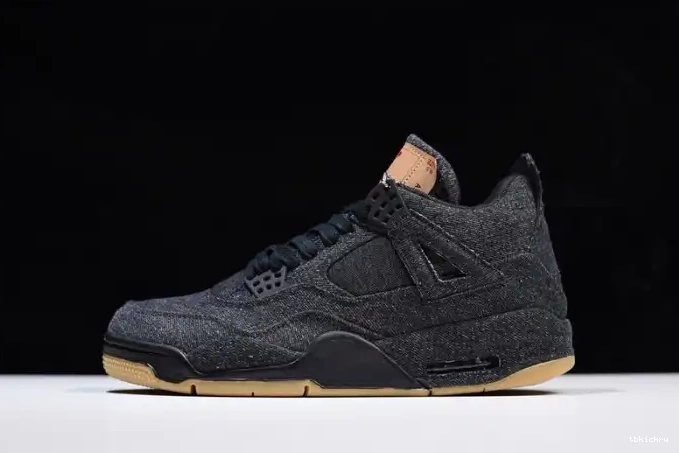 Cheap TBkick 'black' AO2571-001 Air Levi's Jordan x 4 0429